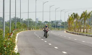 Đường trục phát triển kinh tế ngoại thành Hà Nội sắp hoàn thành